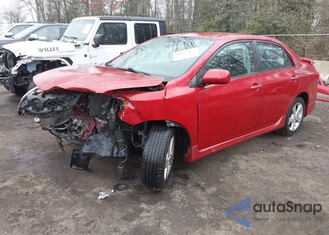 2011 Toyota Corolla S из США, поврежденный, VIN 2T1BU4EE9BC596565